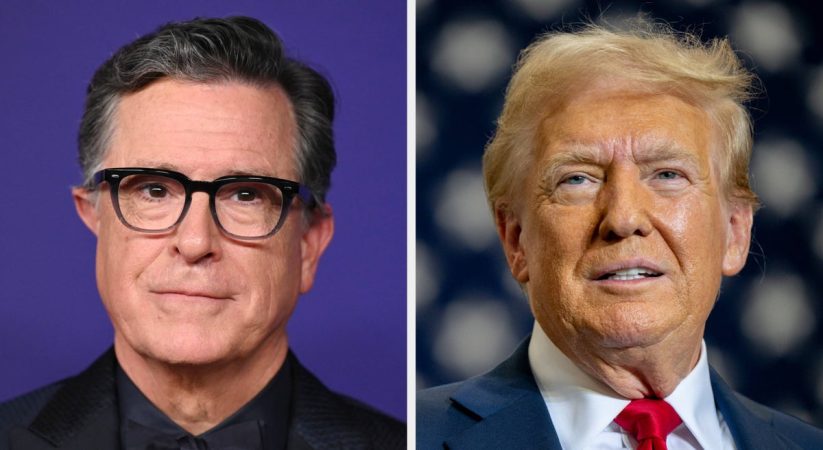 Stephen Colbert Jabs Trump Over “Weird” Economy Brag