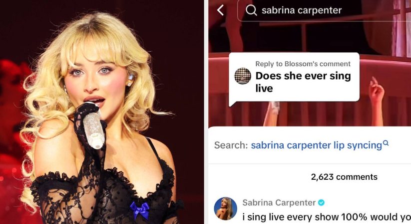 Sabrina Carpenter Claps Back At Lip Syncing Accusations